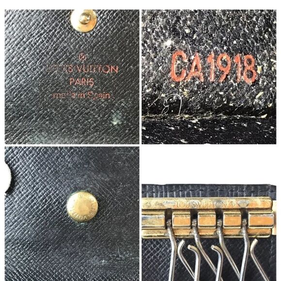 Louis Vuitton Epi Black 4 hook key case GUC - Picture 10 of 12